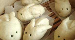 Cách làm bánh bao hình thỏ cho bé yêu 8